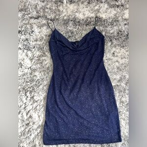 blue sparkly homecoming dress, size medium, from windsor!